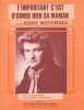 Partition de la chanson : Important c'est d'aimer bien sa maman (L')        . Mitchell Eddy - Papadiamandis Pierre - Moine Claude