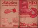 Partition de la chanson : Miki  La chanson du mikiphone   Partition rare   Moulin Rouge. Mistinguett - Pearly Fred - Jacques-Charles