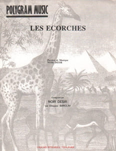 Partition de la chanson : Ecorches (Les)