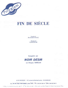Partition de la chanson : Fin de siècle