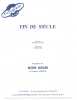 Partition de la chanson : Fin de si&egrave;cle        . Noir D&eacute;sir - Noir D&eacute;sir - Cantat Bertrand