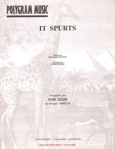 Partition de la chanson : It spurts        
