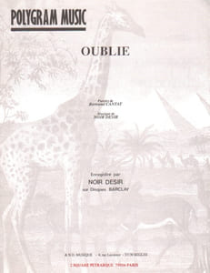 Partition de la chanson : Oublie        