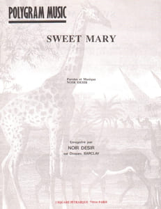 Partition de la chanson : Sweet Mary        
