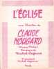 Partition de la chanson : Eglise (L')        . Nougaro Claude - Legrand Michel - Nougaro Claude