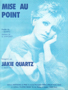 Partition de la chanson : Mise au point