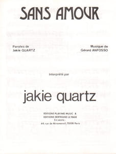 Partition de la chanson : Sans Amour