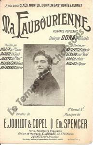 Partition de la chanson : Ma Faubourienne Romance Eldorado