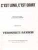 Partition de la chanson : C'est long, c'est court        . Sanson V&eacute;ronique - Sanson V&eacute;ronique - Sanson V&eacute;ronique