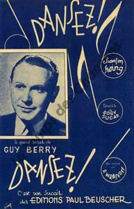Partition de la chanson : Dansez ! . Berry Guy - Wraskoff Raymond - Sugar Boby