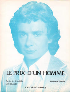 Partition de la chanson : Prix d'un homme (Le)        