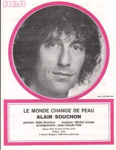 Partition de la chanson : Monde change de peau (Le)