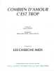 Partition de la chanson : Combien d'amour c'est trop        . Les Cherche Midi - Souchon Alain,Voulzy Laurent - Grillet Pierre