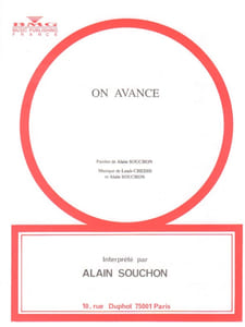 Partition de la chanson : On avance
