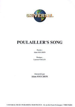Partition de la chanson : Poulailler's song . Souchon Alain - Voulzy Laurent - Souchon Alain