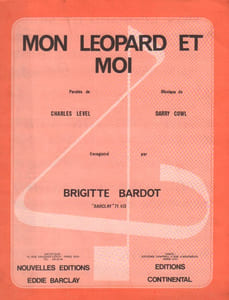 Partition de la chanson : Mon léopard et moi