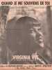 Partition de la chanson : Quand je me souviens de toi        . Vee Virginia - Renard Jean - G&eacute;rald Frank