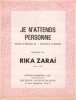 Partition de la chanson : Je n'attends personne        . Zara&iuml; Rika - Ferran Jean-Pierre - Jean-Pierre et Nathalie