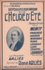 Partition de la chanson : Heure d'&eacute;t&eacute; ( R&eacute;flexions d'un paysan )       Monologue satirique . Monty,Danreff,Legrand ...