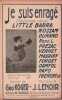 Partition de la chanson : Je suis enrag&eacute;       Chansonnette . Little Barra - Lenoir Jean - Koger G&eacute;o