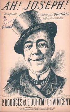 Partition de la chanson : Ah ! Joseph ! Rengaine Eldorado,Horloge (L'). Bourgès - Vincent Charles - Bourgès,Duhem Emile