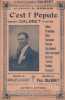 Partition de la chanson : C'est l' Populo " Au camarade A. Rehan "       Concert Mayol. Harmant ...