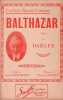 Partition de la chanson : Balthazar        . Darlex - Heintz Fernand - Bordeaux Gaston