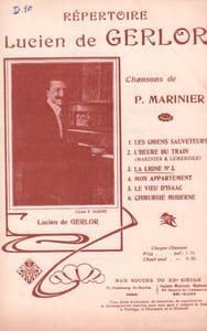 Partition de la chanson : Ligne numéro 3 (La)