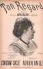Partition de la chanson : Ton regard        Eldorado. Mercadier - Baille Adrien - Sacl&eacute; Constant