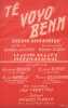 Partition de la chanson : T&eacute; voyo benn ( Eterno ritornello )        . Baker Josephine,Barelli Aim&eacute;,Robin Claude - Bidoli Bruno - Lucchesi Roger,Bidoli ...