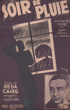 Partition de la chanson : Soir de pluie . Caire Reda - Alstone,Bessière Serge - Syam,Viaud