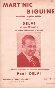 Partition de la chanson : Mart' nic Biguine ( Martinique Biguine)        