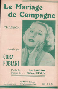 Partition de la chanson : Mariage de Campagne (Le)        