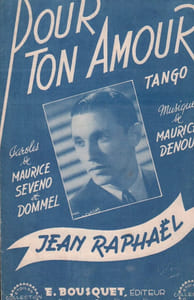 Partition de la chanson : Pour ton Amour