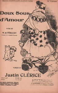 Partition de la chanson : Deux sous d'Amour Poésie