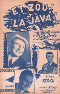 Partition de la chanson : Et zou ! la java !        