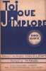 Partition de la chanson : Toi que j' implore        .  - Ferrari Louis - Syam,Viaud