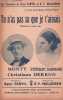Partition de la chanson : Tu n'as pas su que je t'aimais        . Monty,Darmand St&eacute;phany - Van Malderen Edouard - Sarvil Ren&eacute;