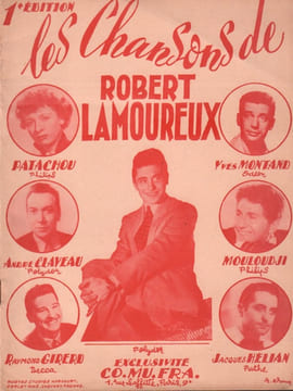 Partition de la chanson : Les chansons de Robert Lamoureux Recueil de 12 partitions : - papa, Maman, la bonne et moi - Banlieue - J'aurais aimé savoir ...
