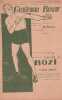 Partition de la chanson : Gentleman Boxeur D&eacute;di&eacute; &agrave; notre Grand Champion National Georges Carpentier       Olympia,Th&eacute;&acirc;tre des Ambassadeurs. P&eacute;lissier ...