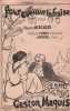 Partition de la chanson : Pour cueillir la fraise        Eden Concert,Trianon. Mar&eacute;chal,Dora - Maquis Gaston - Maquis Gaston,Riffey Eug&egrave;ne