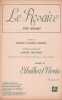Partition de la chanson : Rosaire (Le) The Rosary Version du film de Gaston Ravel       .  - Nevin Ethelbert - Boutarel Am&eacute;d&eacute;e