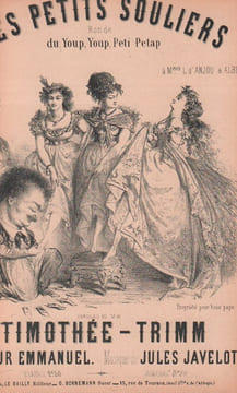 Partition de la chanson : Petits souliers (Les) ou Ronde du Youp Youp Petit Petap " Ronde du Youp Youp Petit Petap " chantée dans la chasse au camaïeu ...