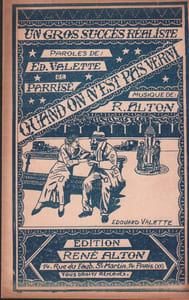 Partition de la chanson : Quand on n'est pas verni