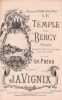 Partition de la chanson : Temple de Bercy (Le) " Le Temple de Bercy " vers 1880 est le plus grand march&eacute; vinicole ; cette chanson est couronn&eacute;e par ...