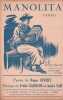 Partition de la chanson : Manolita La couverture d&eacute;peint un gaucho jouant du bandon&eacute;on. L'illustration est de Dola.       . Gardoni Fredo - Gardoni ...