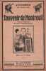 Partition de la chanson : Souvenir de Montreuil        . Peyronnin Jean - Peyronnin Jean - 