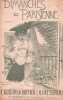 Partition de la chanson : Dimanches de Parisienne        .  - Fattorini - Gustin Ernest,Ruffier A.