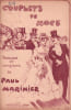 Partition de la chanson : Couplets de noce        .  - Marinier Paul - Marinier Paul