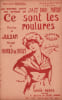 Partition de la chanson : Ce sont les roulures       Chanson r&eacute;aliste Olympia. Guivel,Vals Louis - de Bozi Harold - Julsam
